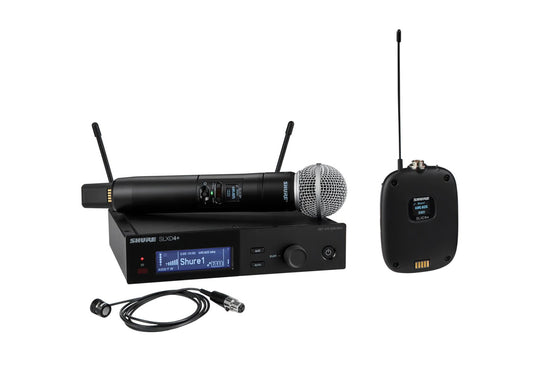 Shure SLXD124+/85M Wireless Combo Mic System - G57 (470-608 MHz)
