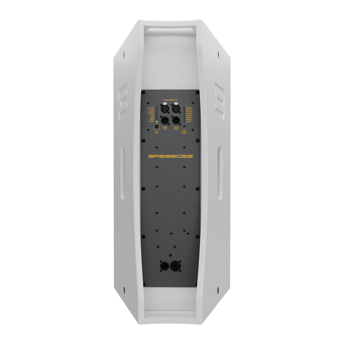 BASSBOSS AT112-MK3-WHITE Powered 12" Two-Way Loudspeaker with 3200W Amplifier and DSP - White, view 3