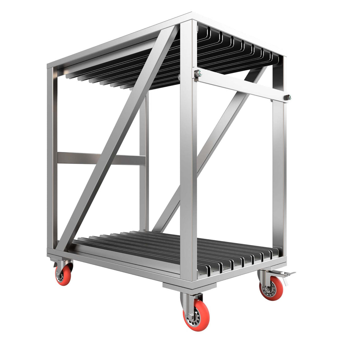 Show Solutions BPCART3030-8-R1 30" x 30" Base Plate Cart with Raised Frame