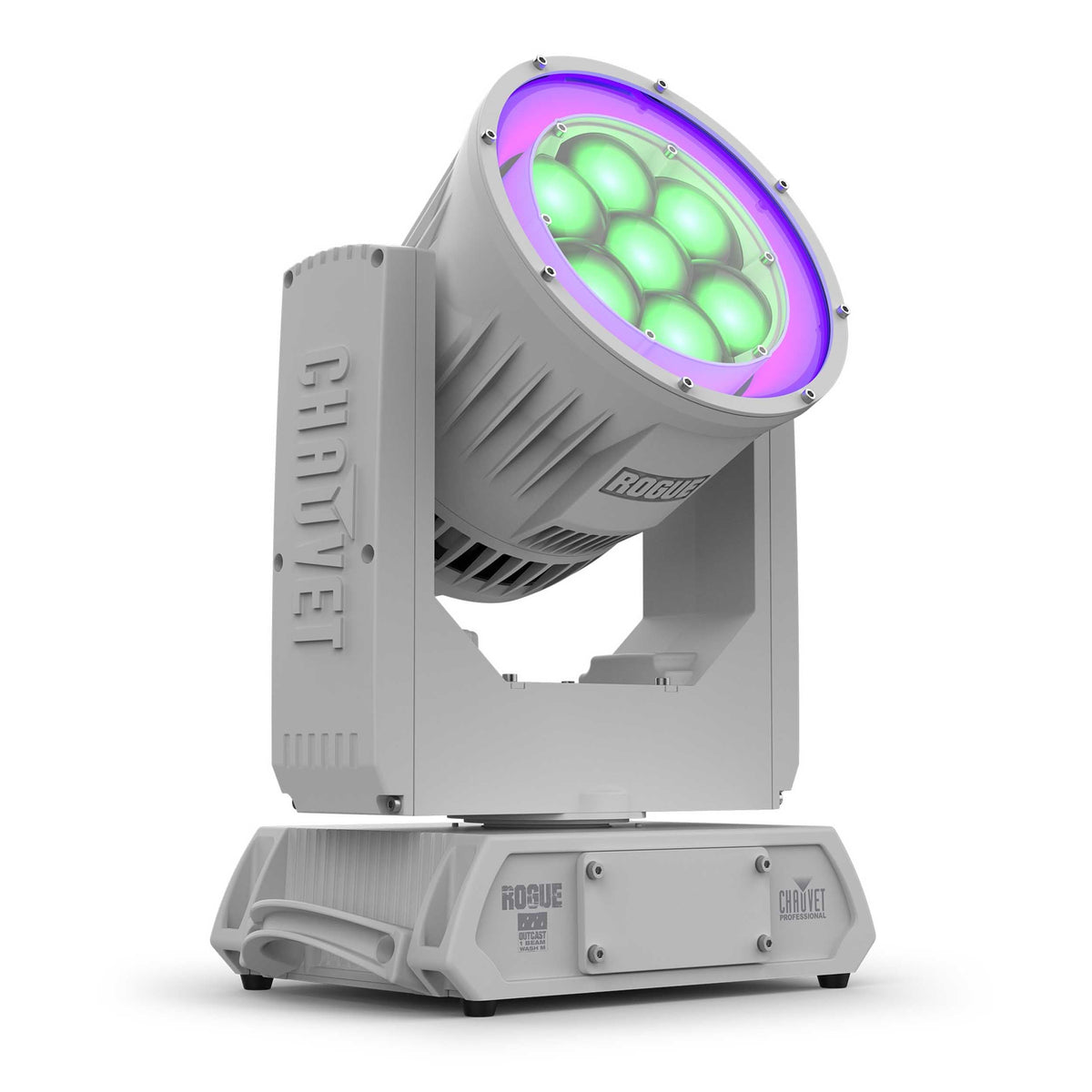 Chauvet Pro Rogue Outcast 1 BeamWash M - IP66 RGBW LED Beam Wash Fixture with Dynamic LED Ring