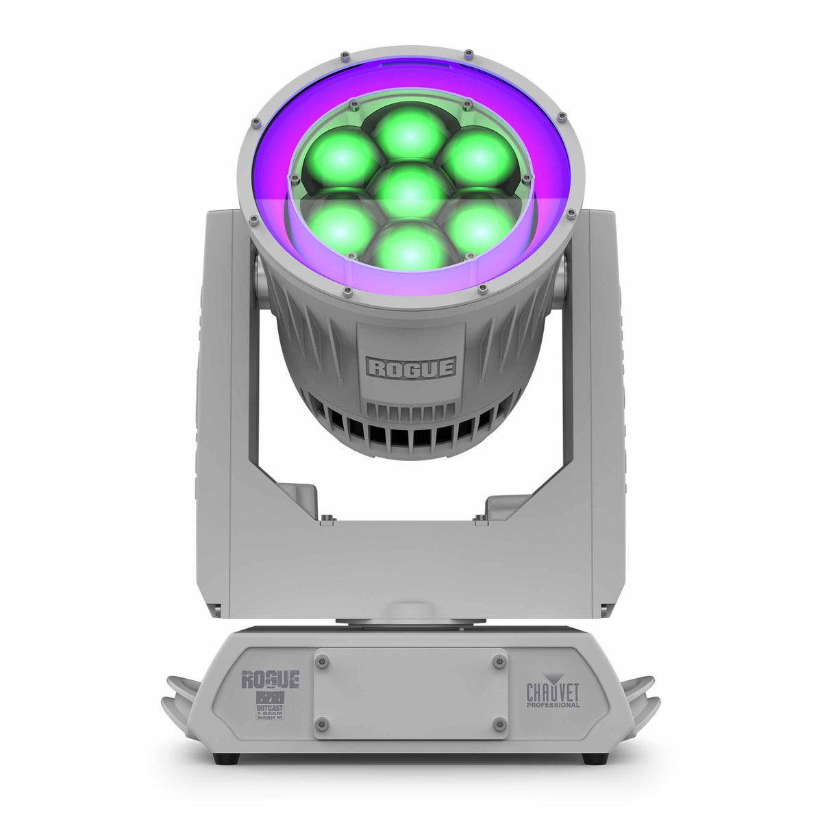 Chauvet Pro Rogue Outcast 1 BeamWash M - IP66 RGBW LED Beam Wash Fixture with Dynamic LED Ring, view 2