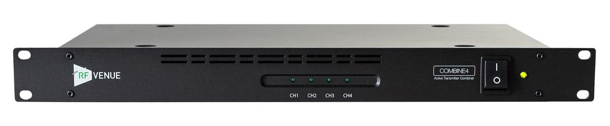 RF Venue COMB4CP-ARC 4-Channel IEM Antenna Combiner with CP Architectural Antenna, view 3