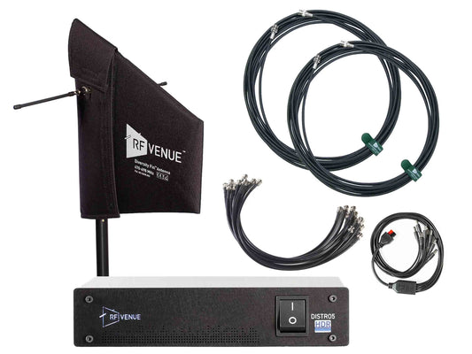 RF Venue DFIND5 5-Channel Wireless Mic Upgrade Pack with Diversity Fin Antenna