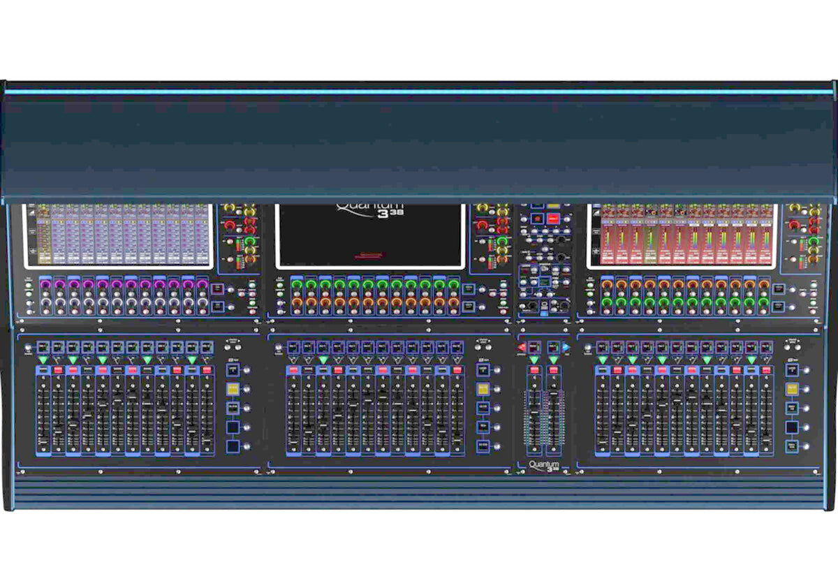 DiGiCo X-Q338-W-WS-ST Digital Mixing Console Waves-Ready Package with Waves Soundgrid and Standard (ST) Connector, view 6