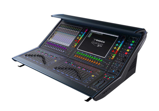 DiGiCo X-Q326-W-WS-OP Digital Mixing Console with Waves SoundGrid and OpticalCON Optocore Connector - W Package