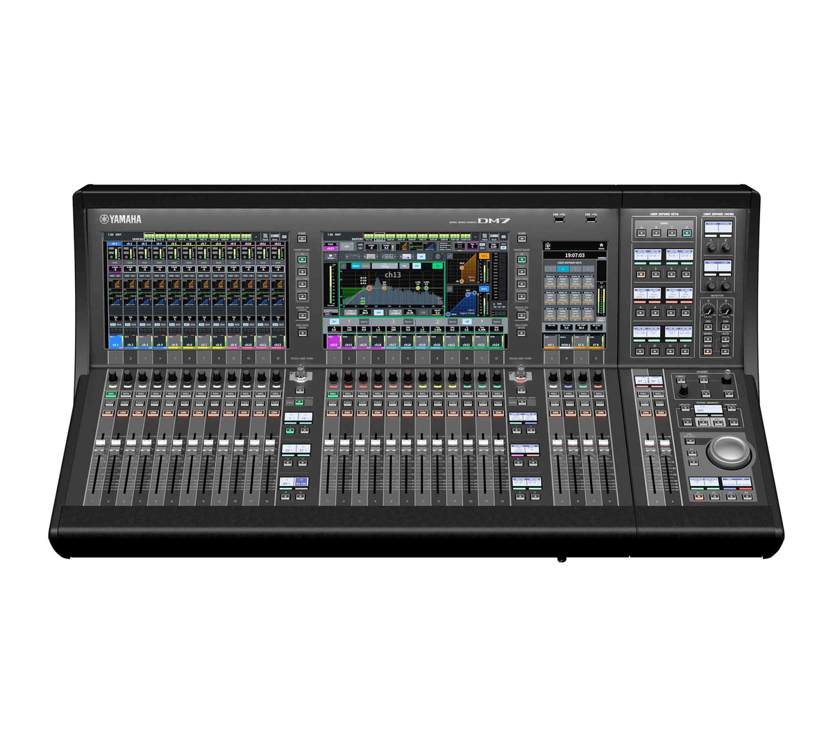 Yamaha DM7-EX 120-Channel Digital Mixing Console Expansion Package with 144 x 144 Dante and Dual Touchscreens