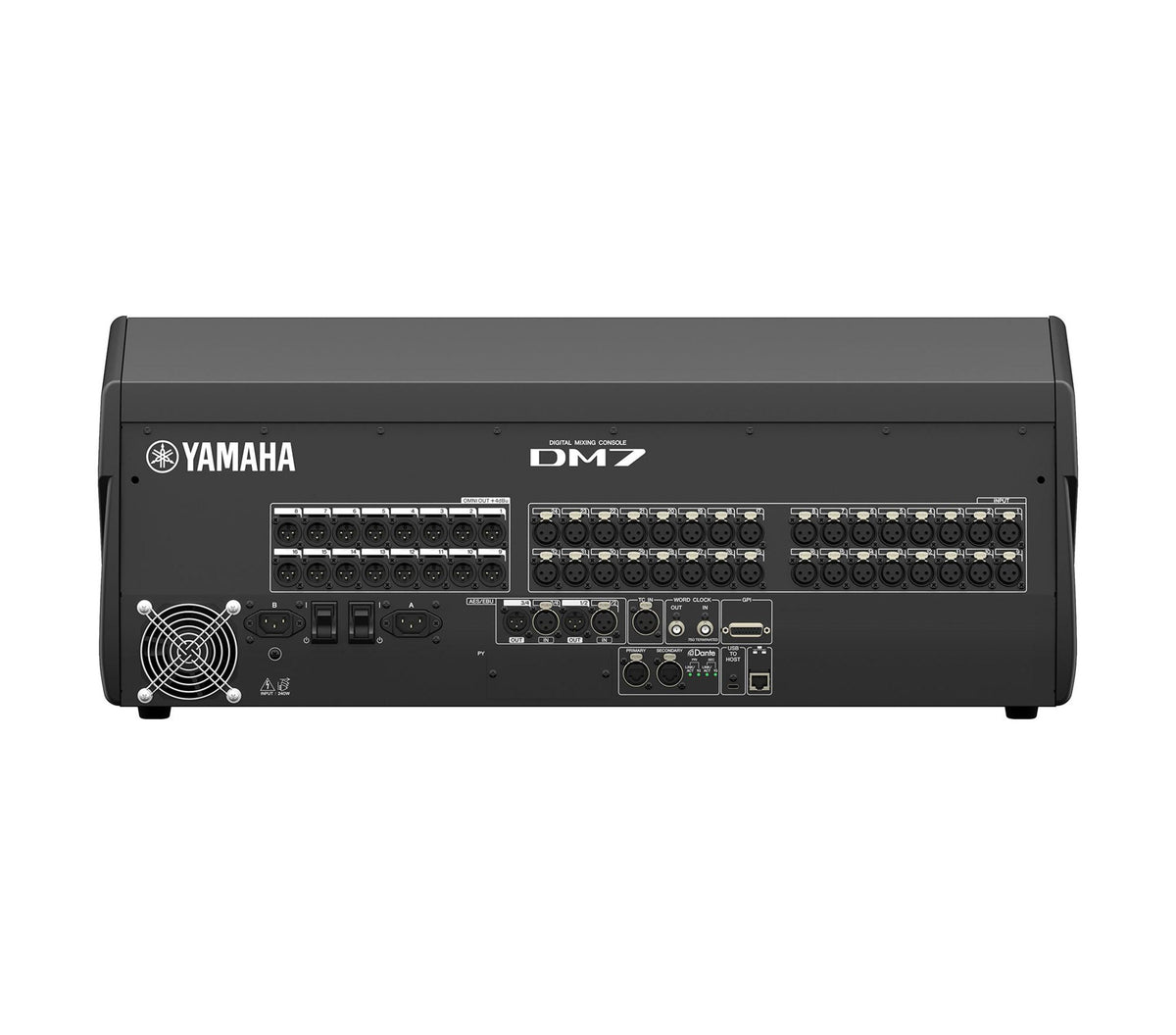 Yamaha DM7-EX 120-Channel Digital Mixing Console Expansion Package with 144 x 144 Dante and Dual Touchscreens, view 8