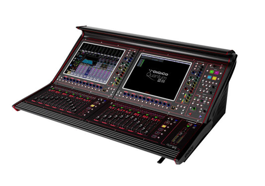 DiGiCo X-Q225-W-WS-ST Digital Mixing Console with Waves SoundGrid and Standard (ST) Connector - W Package