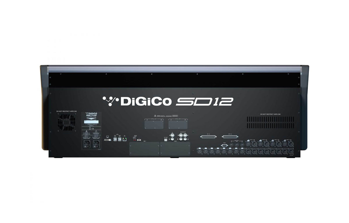 DiGiCo X-SD12-96-OP-EX-ULT Ultimate Digital Mixing Console SD Package with OpticalCON Optocore Connector, view 4