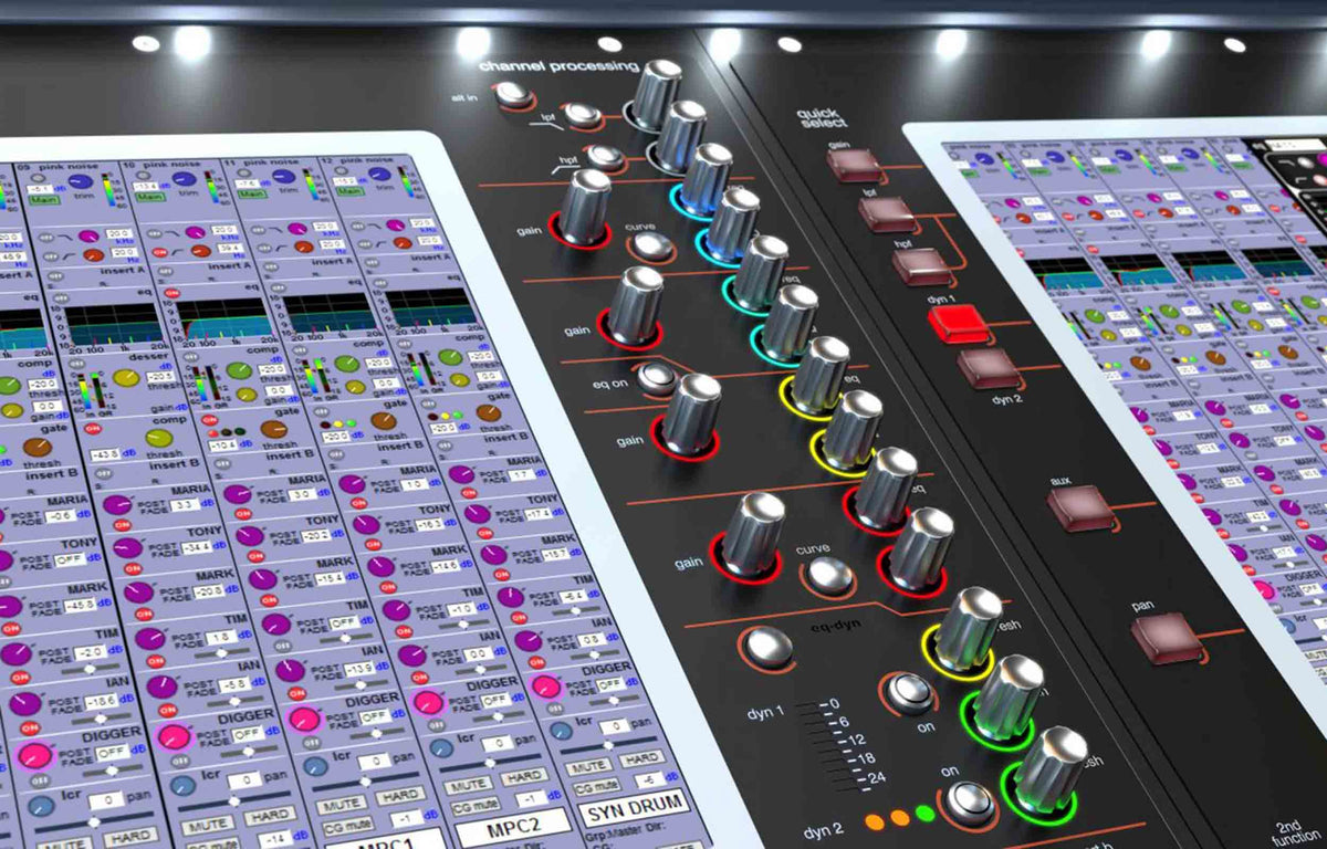 DiGiCo X-SD12-96-WS Digital Mixing Console with Waves SoundGrid - MADI Only, view 5