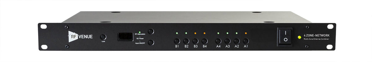 RF Venue 4ZONE-NETWORK Multi-Zone Network Antenna Combiner