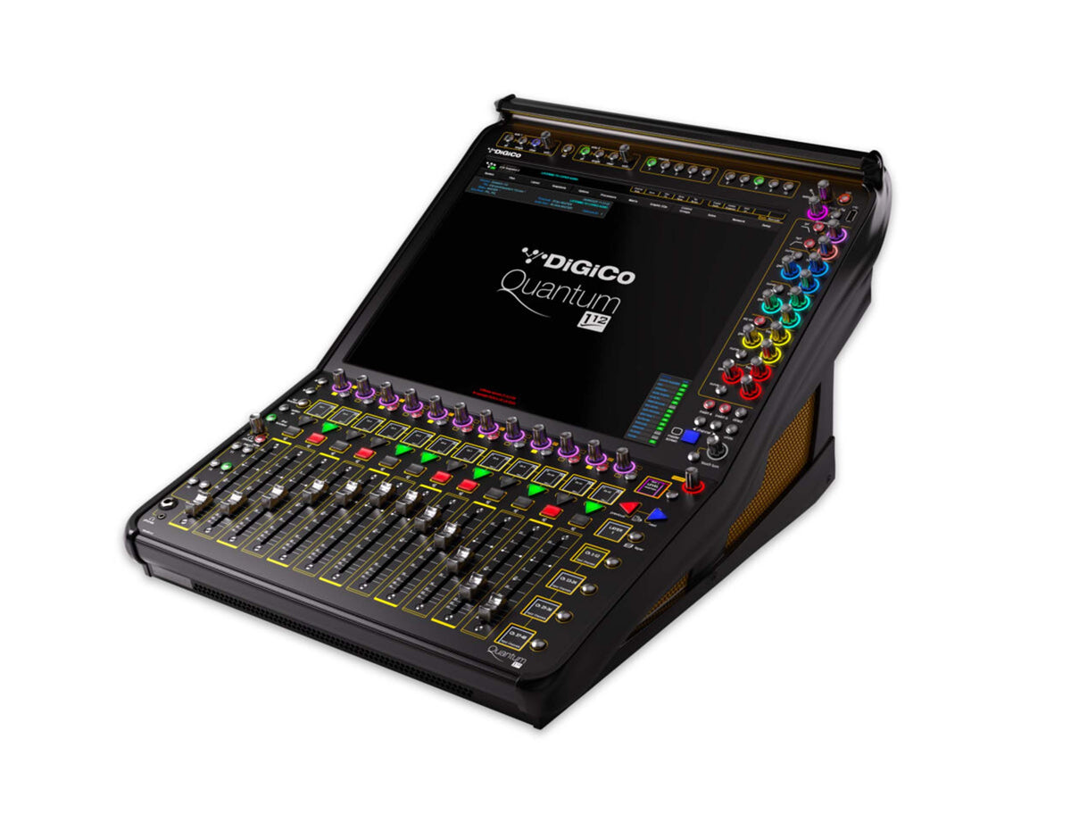 DiGiCo X-Q112-WS-OP Digital Mixing Console with Waves SoundGrid and OpticalCON Optocore Connector, view 4