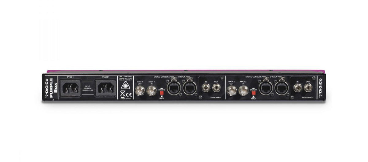 DiGiCo X-PB-SMOP Purple Box Single-Mode Fiber Converter with HMA Optical Connector, view 2