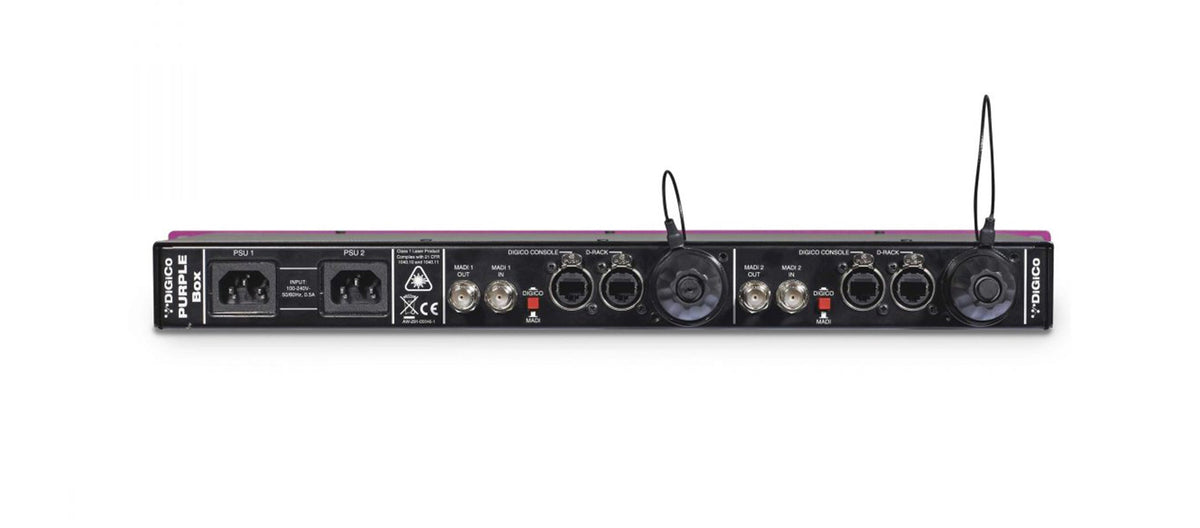 DiGiCo X-PB-SMOP Purple Box Single-Mode Fiber Converter with HMA Optical Connector, view 3