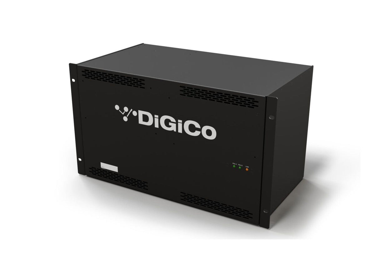 DiGiCo X-MQ-RACK 6U Stage Rack with Dual Redundant Power Supplies - MADI only, view 4