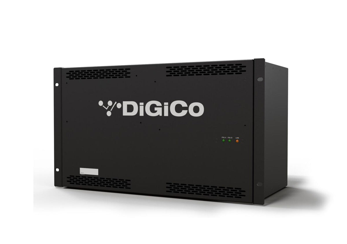 DiGiCo X-DQ-RACK 6U Dante Stage Rack with 48 Mic Input - DANTE only, view 4