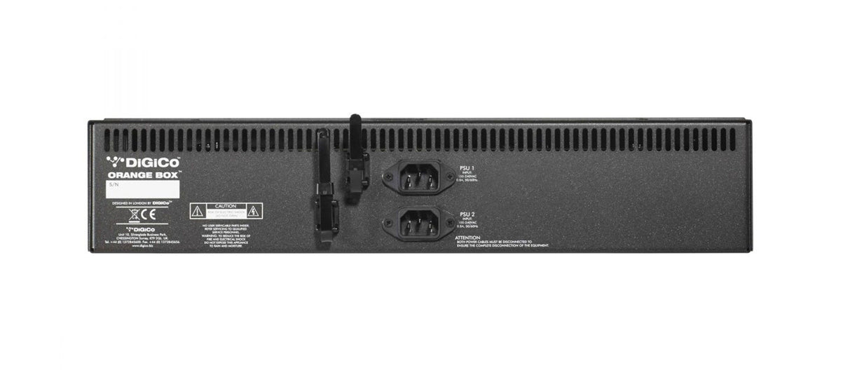 DiGiCo X-OB Orange Box Audio Format Converter with 2 DMI Blank Slots and 2 RU Dual PSU, view 2