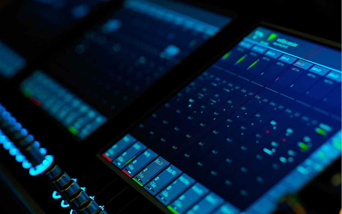 DiGiCo X-S31-168D-RP Digital Console with Live Stage48 Dante Rack Pack, view 5