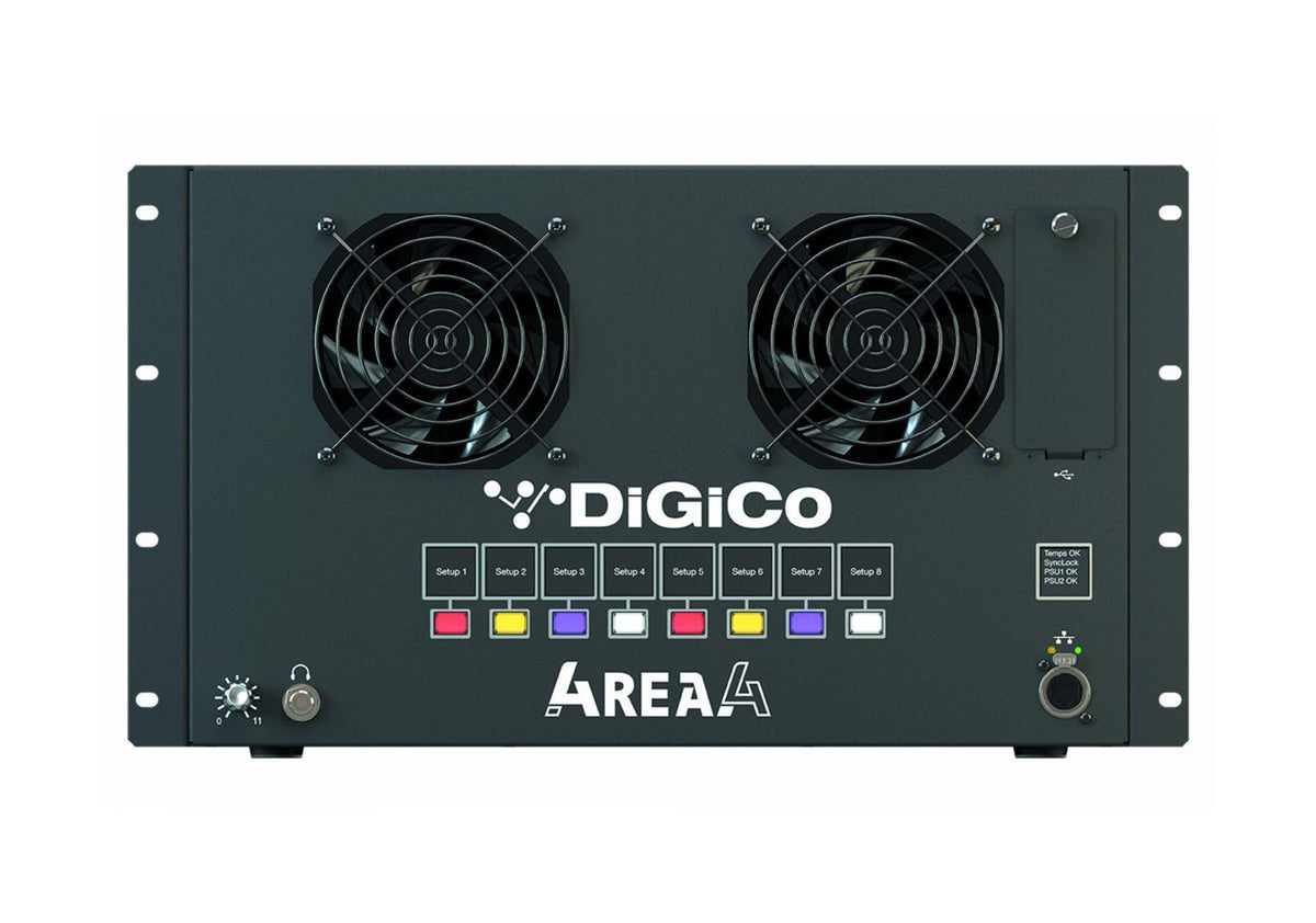 DiGiCo X-A-4REA4, 128x48+8 DSP Audio Processing Rack, view 2