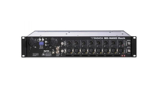DiGiCo X SDRN OP, SD Nano Rack Stage Box with Multi Mode HMA Optocore