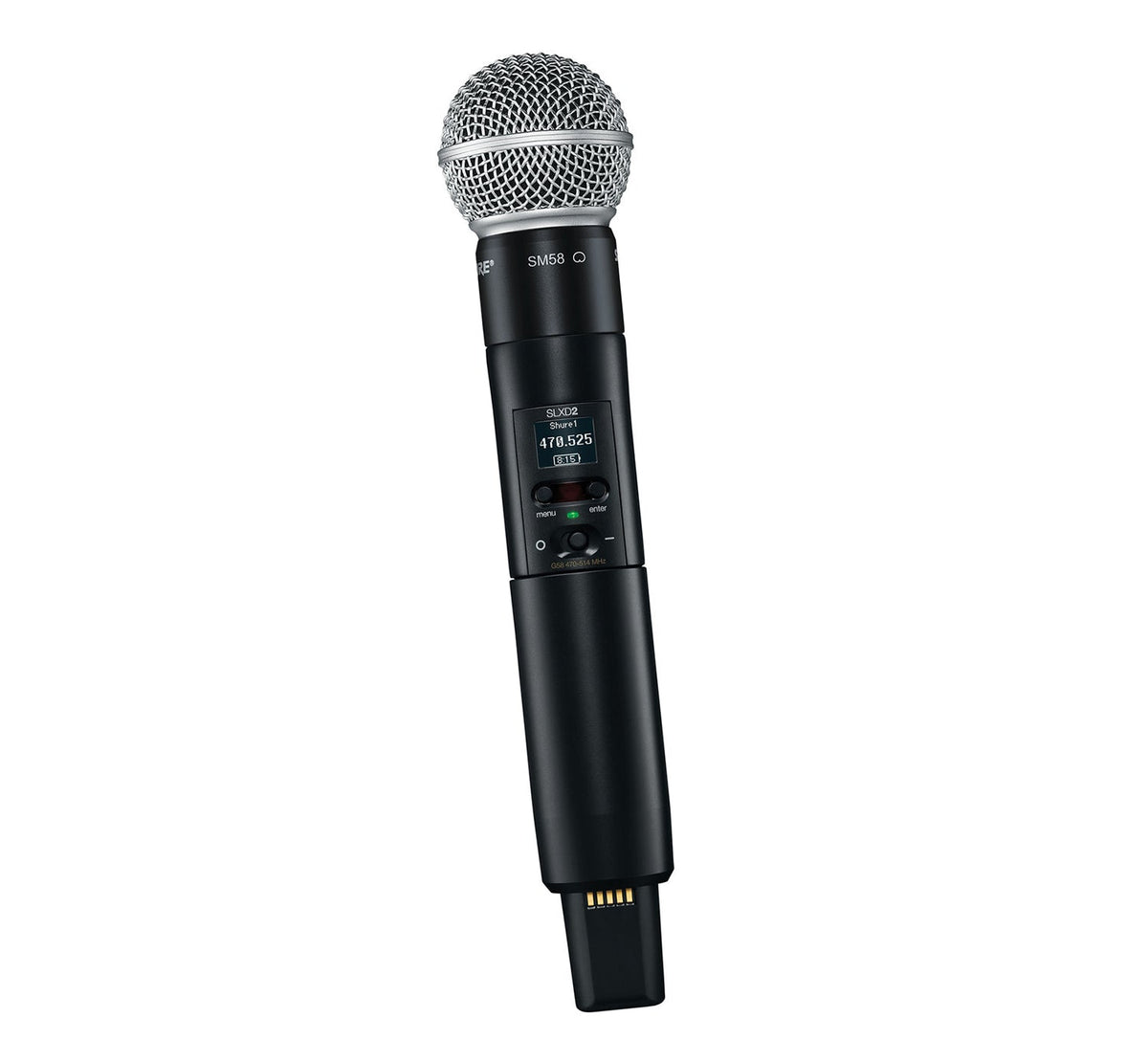 Shure SLXD24D/SM58 Dual Wireless System w/ Handheld Mic & Transmitter, view 2