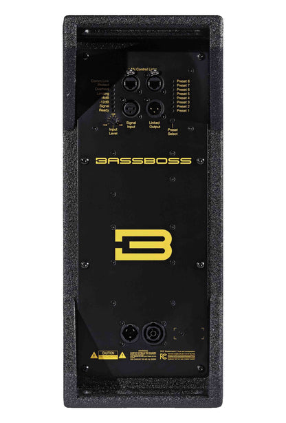 BASSBOSS BB-SV9-MK3 Single 9" Powered Micro Main Speaker 9-Inch Black, view 5