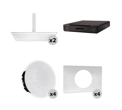 Shure Large Conf Room Bundle w/ MXA920-S Ceiling Mic & P300 IntelliMix, view 2