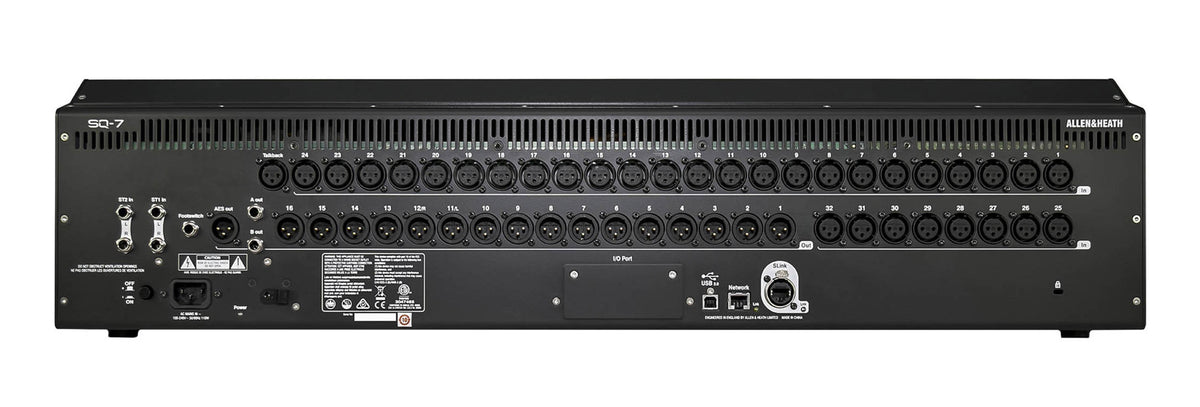 Allen & Heath SQ-7 48-Channel & 36-Bus Digital Mixer w/ 32+1 Motorized Zoom, view 5