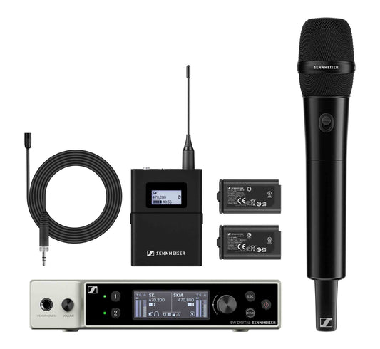 Sennheiser MKE 2/835-S SET Dual-Channel Digital Combo Wireless System