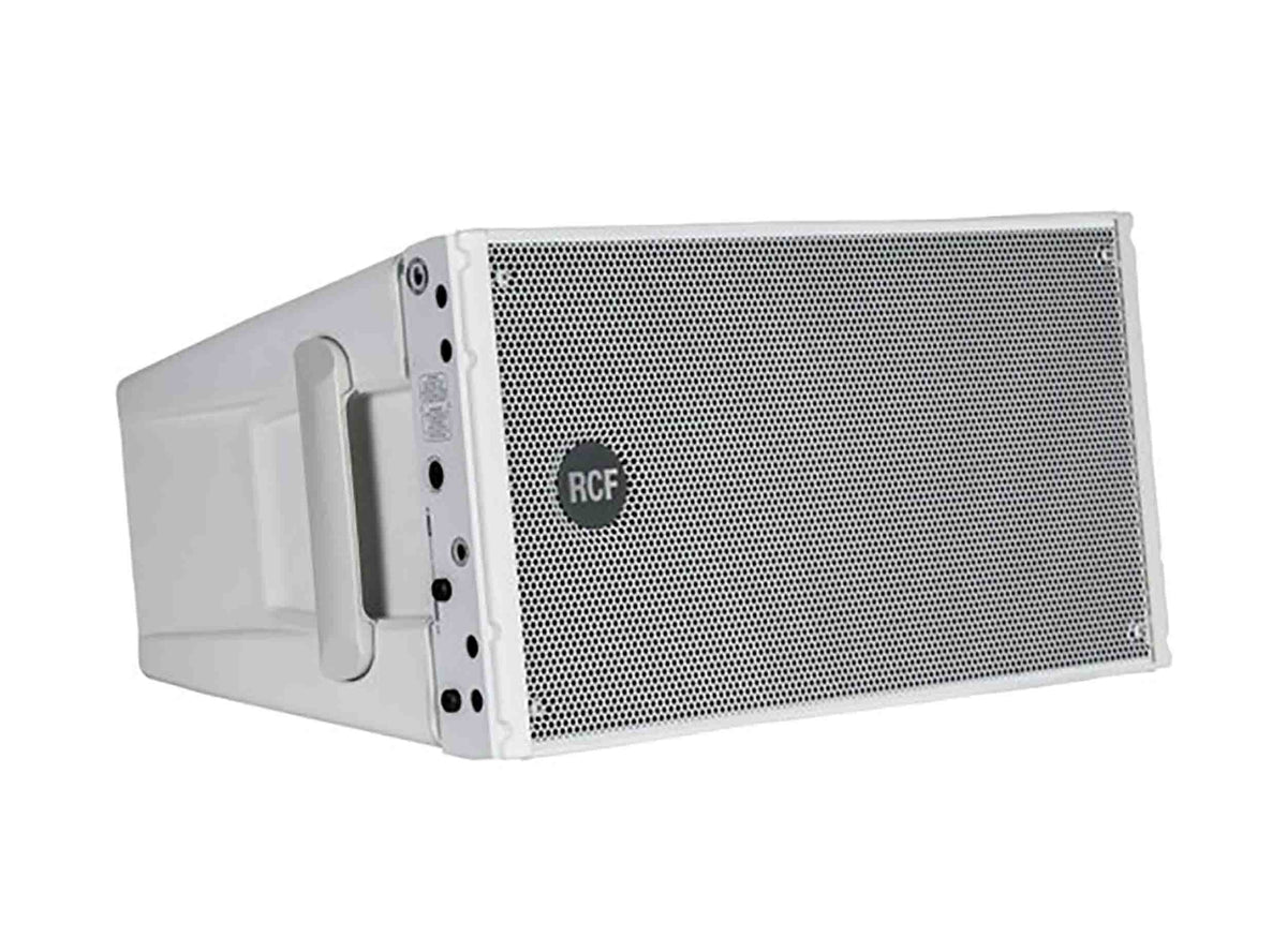 RCF HDL10-A-W, 1400W Dual 8-Inch Active Line Array Module - White