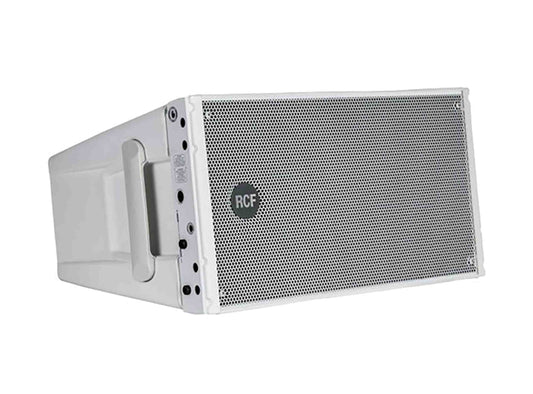 RCF HDL10-A-W, 1400W Dual 8-Inch Active Line Array Module - White