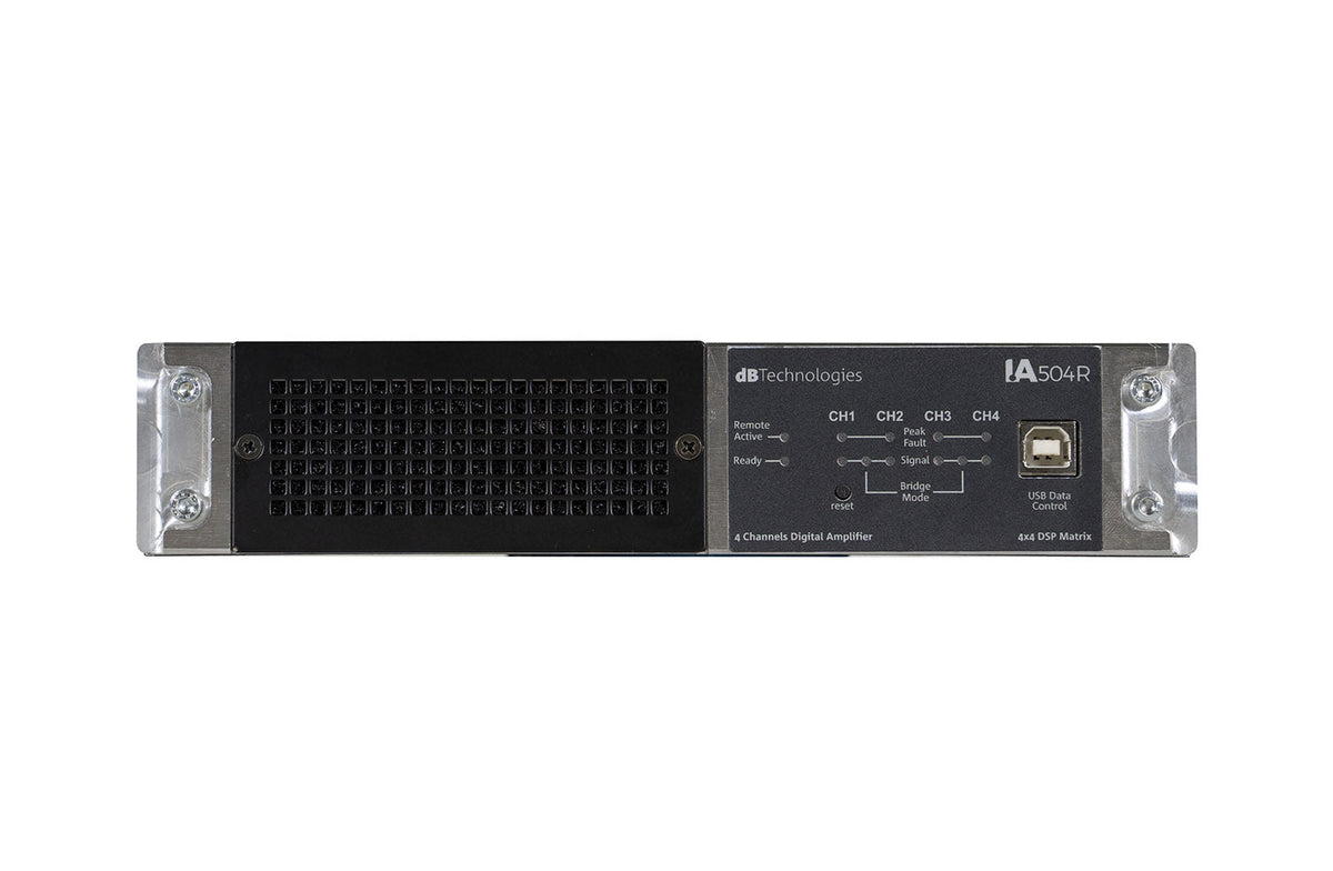 dB Technologies IA504R Class D Half-Rack Amplifier, view 2