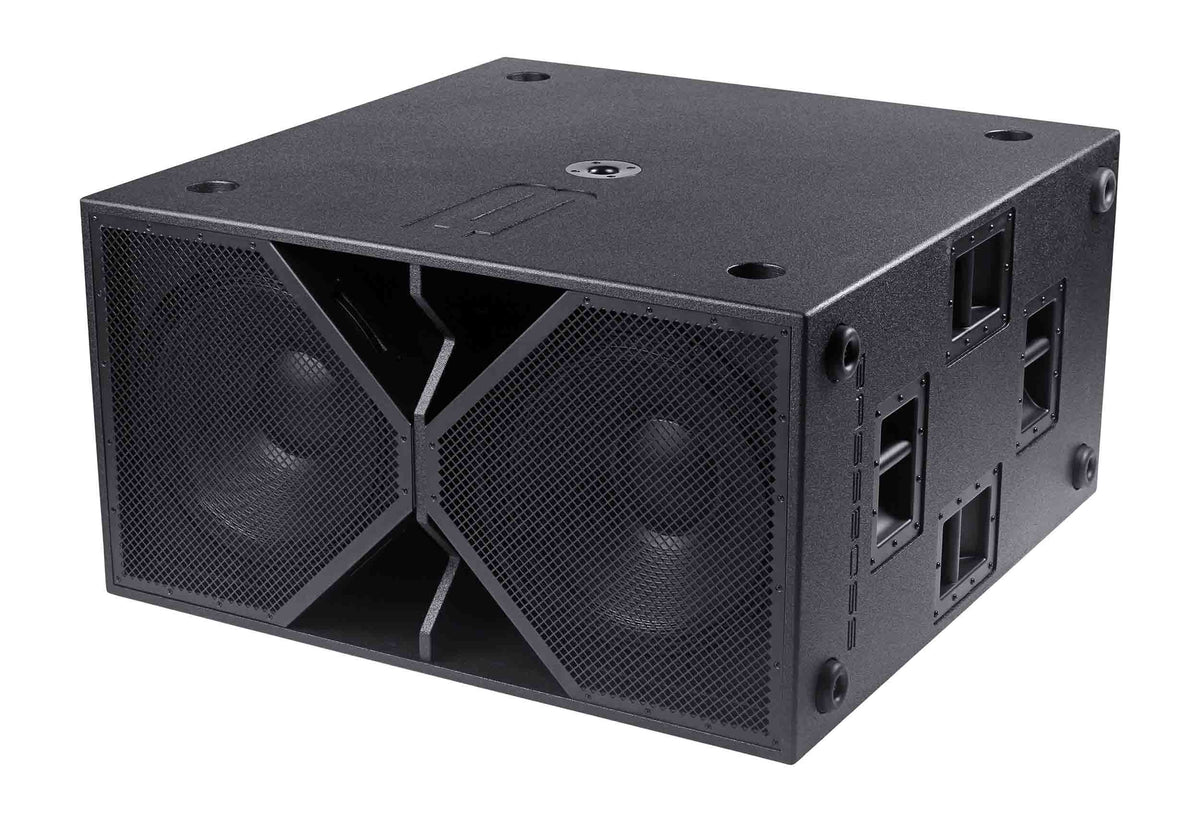 BASSBOSS BB-ZV28-MK3 Dual 18-Inch Active Subwoofer - Black, view 2