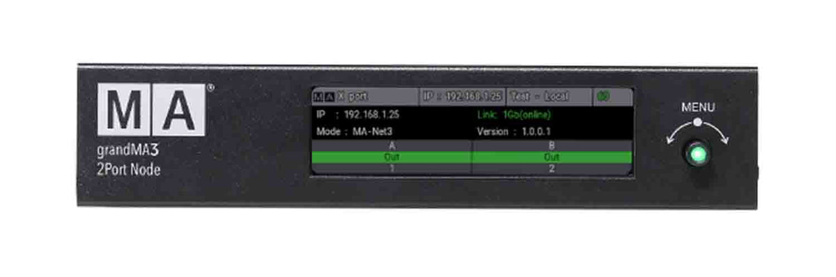 MA Lighting MA4010515-1 Grandma3 2Port Node Poe, view 2