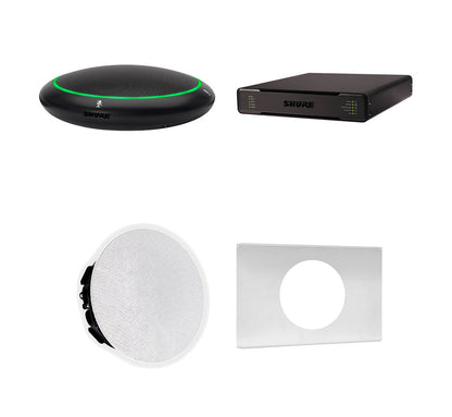 Shure 310P B-V Ecosystem Pkg w/ Mic & Processor & Ceiling Speakers Speaker