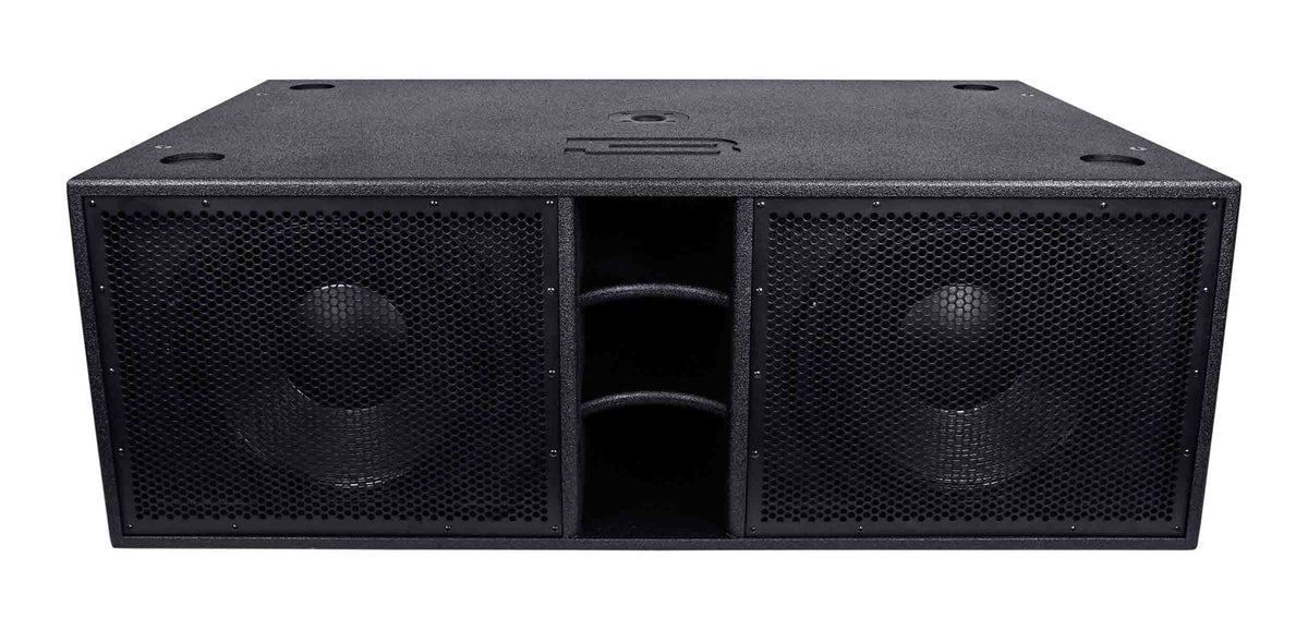 BASSBOSS BB-SSP215-MK3 Dual 15-Inch Powered Subwoofer - Black, view 2