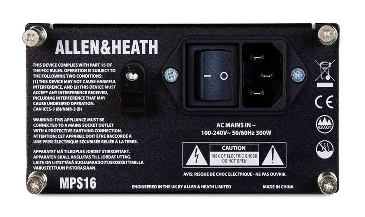 Allen & Heath MPS-16 Redundant Hot Swappable Power Supply Unit, view 2