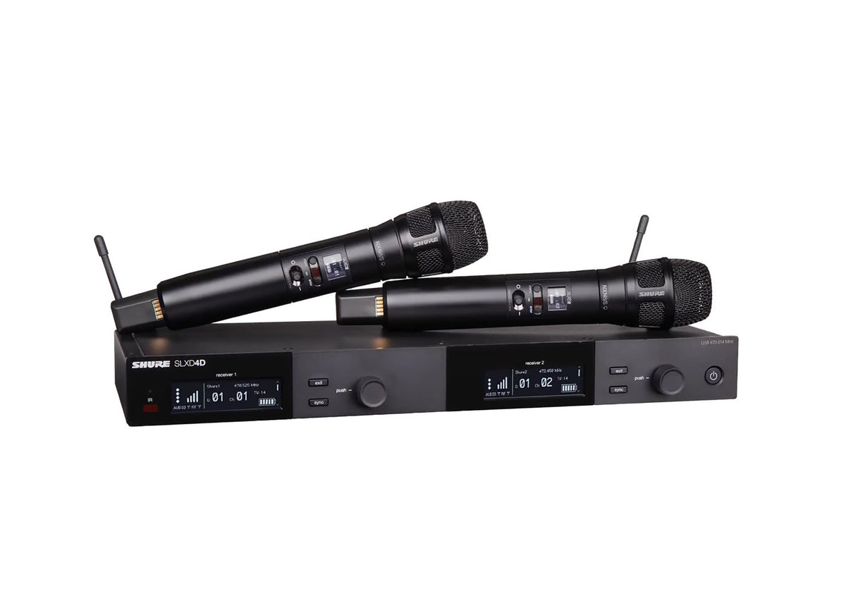 Shure SLXD24D Dual Wireless System w/ Handheld Mic & Transmitter, view 2