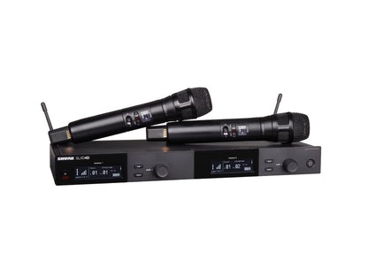Shure SLXD24D Dual Wireless System w/ Handheld Mic & Transmitter, view 2