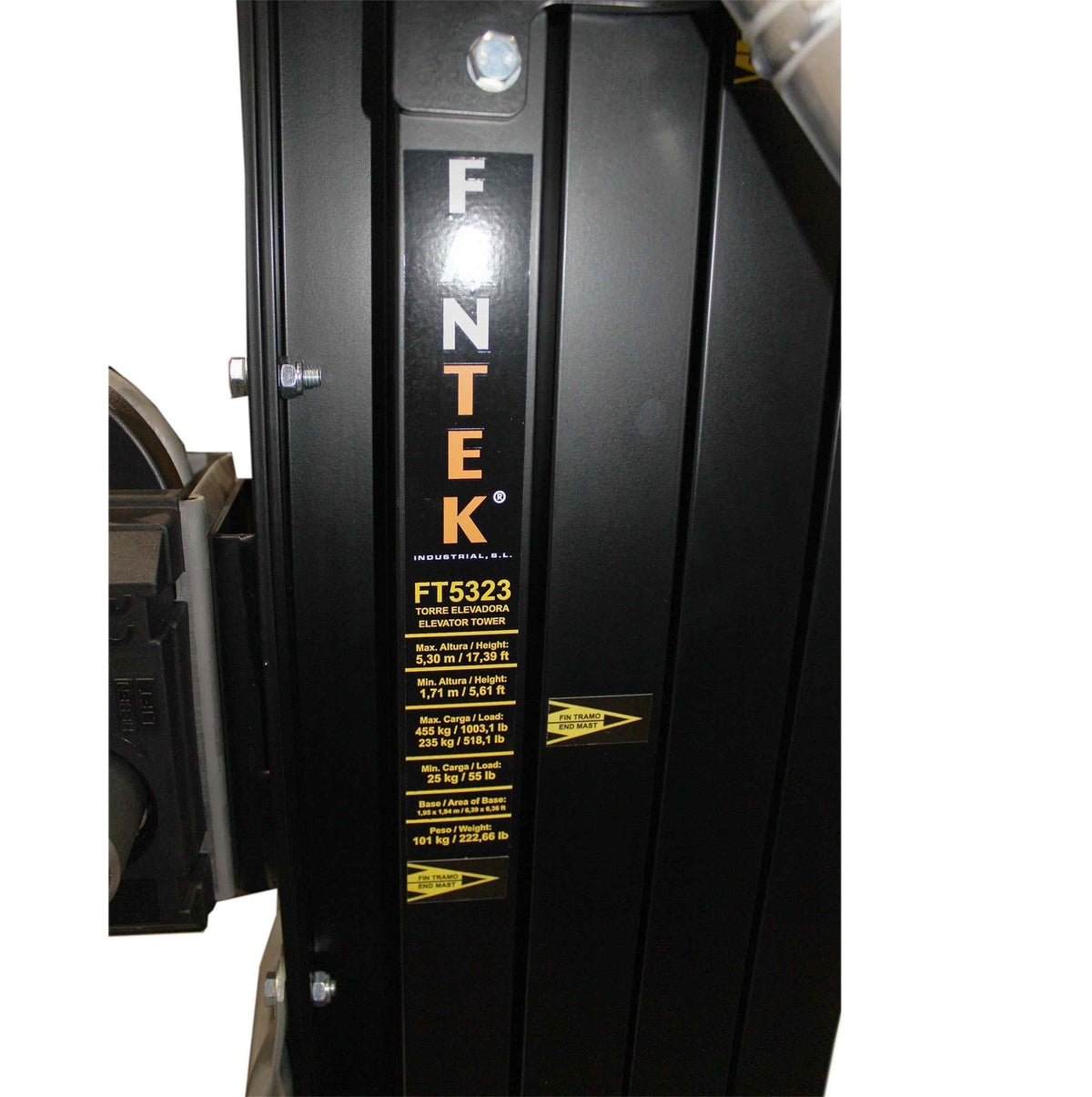 ProX XTF-FT5323 FANTEK Compact Front-Loading Lifting Tower - 518 lb, view 8