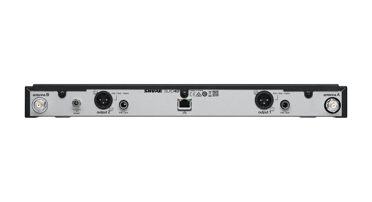 Shure SLXD24D/B58 Dual Wireless System w/ Handheld Mic & Transmitter, view 4