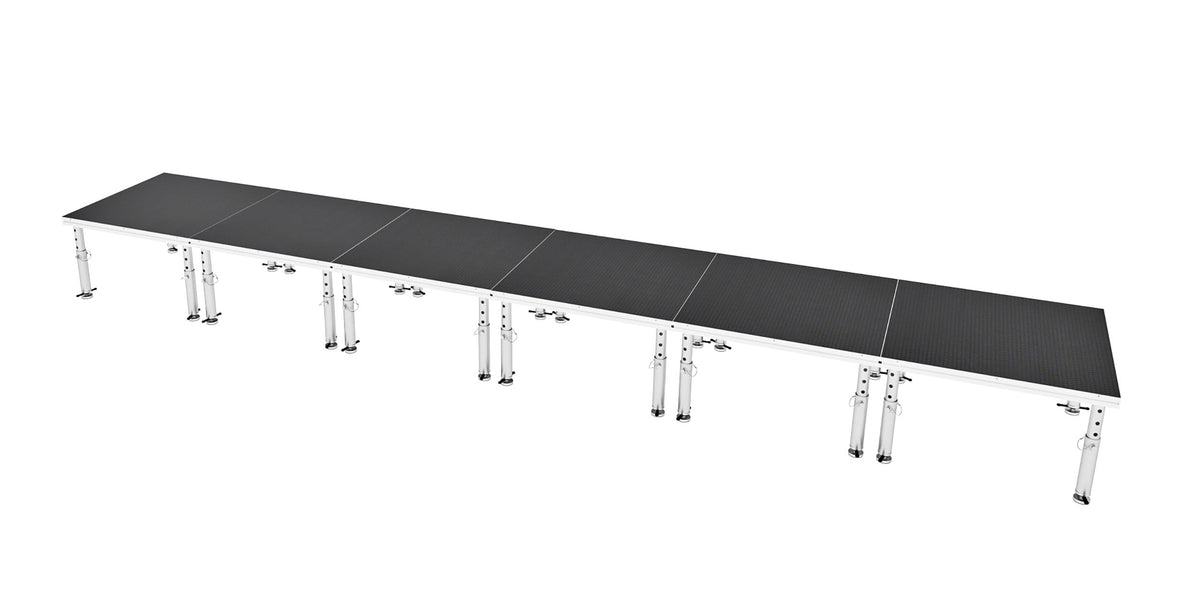 ProX XSU-24X4PKG Stage One 24 FT x 4 FT Portable Stage Pkg 24' 4', view 5
