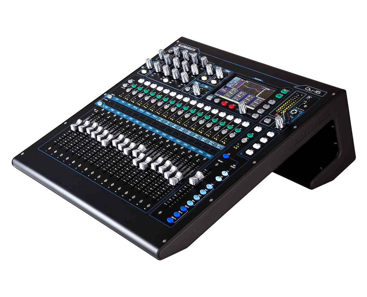 Allen & Heath Qu-16 16-Channel Rackmountable Digital Mixer - Chrome, view 3