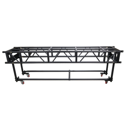 ProX XT-PRERIG10FTBLK Black Pre-Rig Truss Segment w/ Removable Rolling, view 2