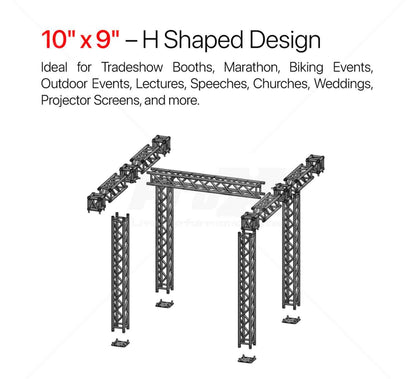 ProX KTP-E1099H K SERIES H Shape Light Duty Tradeshow Booth 9.42 W X, view 4