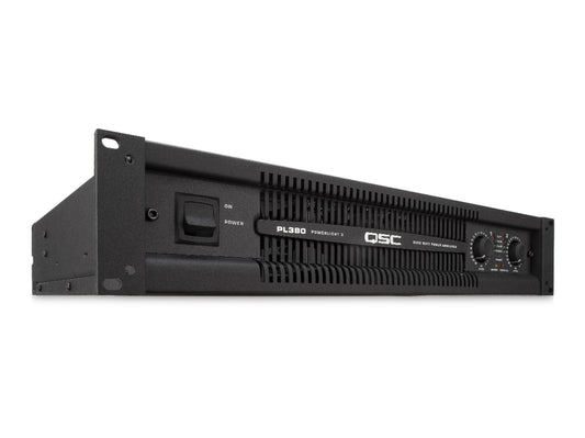 QSC PL380 Power Light 3 Series 1500 Watt Professional Power Amplifier