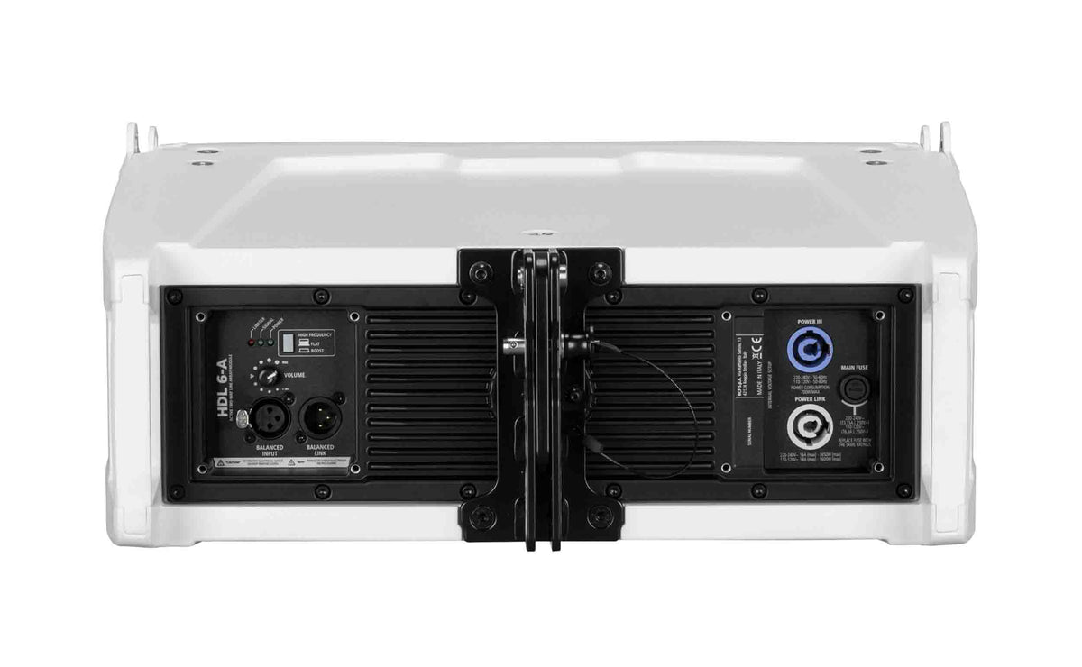 RCF HDL6-A W, 1400W Dual 6" Active Line Array Module - White, view 4