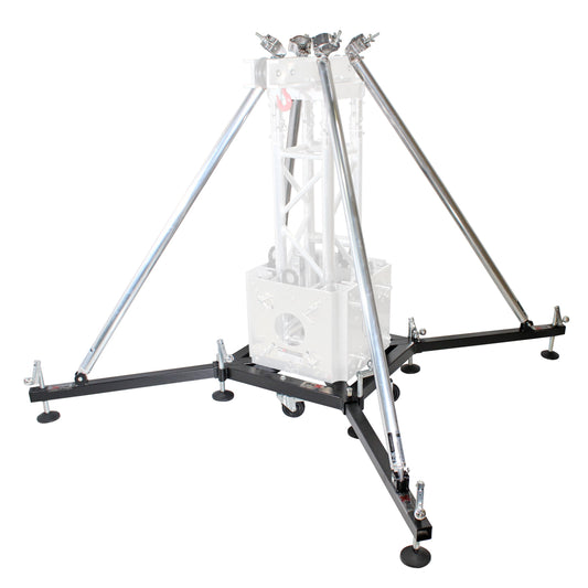 ProX XT-GSBOUTSX4PKG Ground Support & Leg Stabilizer Pkg w/ Rolling
