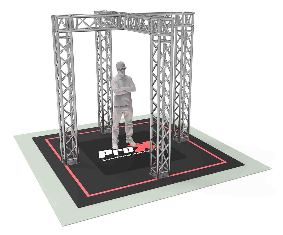 ProX KTP-999X Light Duty Tradeshow Booth 9.42 W X 9.42 L X 9.20 FT H, view 3