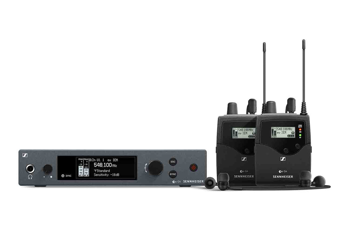 Sennheiser EW IEM G4-TWIN-G Wireless In-Ear Monitoring - 566-608 MHz